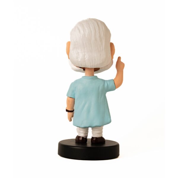 Mantriji Bobblehead back look light blue color