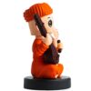 orange color sitting god ganesh ji bobblehead side look