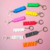 dual name keychains