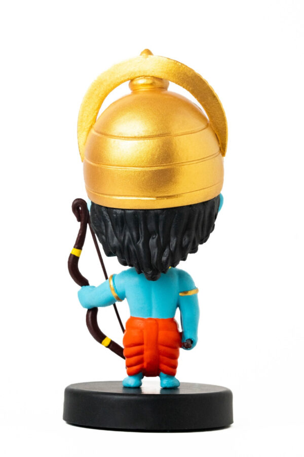 shree ram bobblehead back look